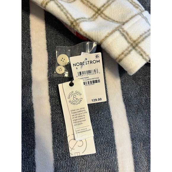 Treasure & Bond NWT Plaid Flannel Jacket Shacket Women's Size Small - Picture 10 of 15